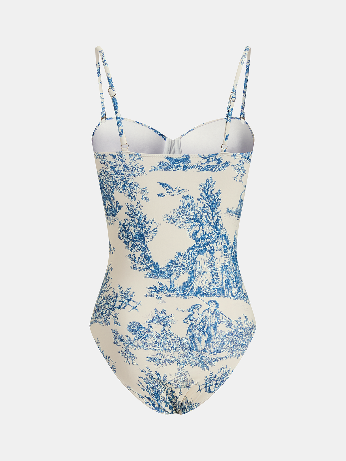Ruœgy Maillot de Bain 1 Pièce avec Paréo Femme