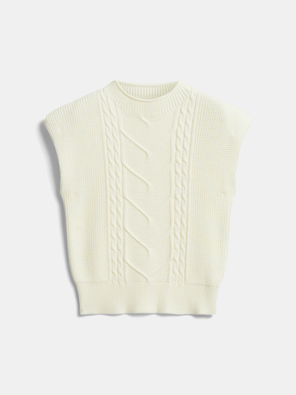 Ruœgy Pull Sans Manches Femme Maille