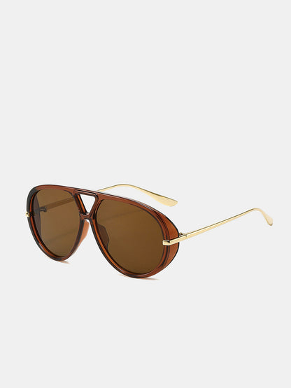 Ruœgy Lunettes de Soleil Aviateur Métal Femme