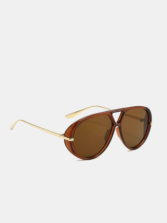 Ruœgy Lunettes de Soleil Aviateur Métal Femme