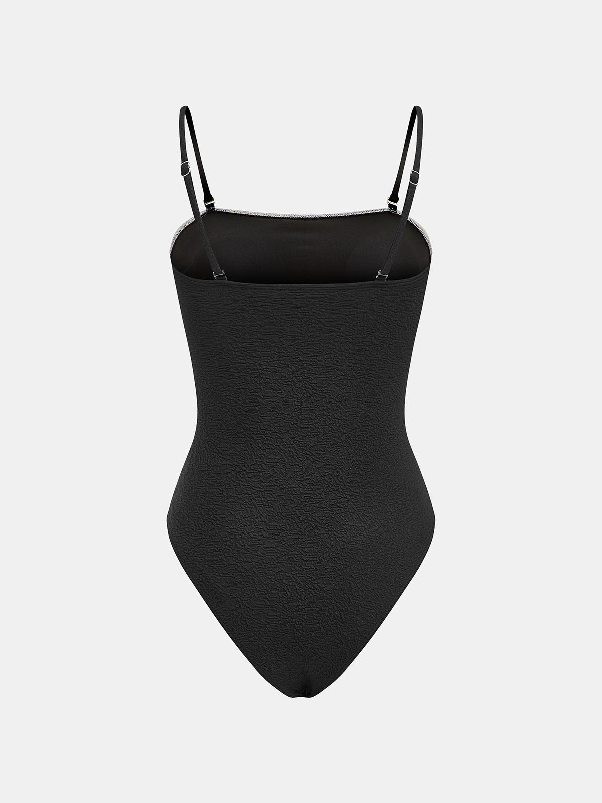 Ruœgy Maillot de Bain Une Pièce Noir Femme