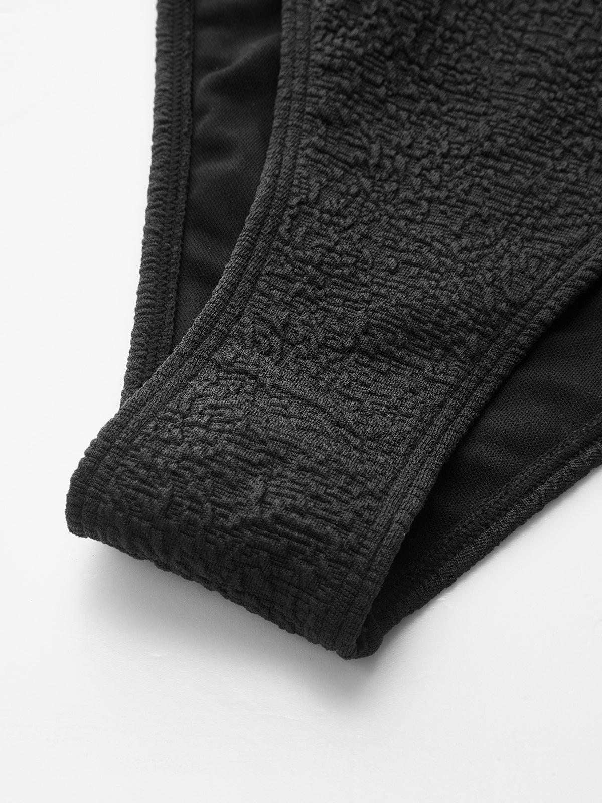 Ruœgy Maillot de Bain Une Pièce Noir Femme