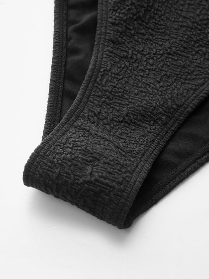 Ruœgy Maillot de Bain Une Pièce Noir Femme