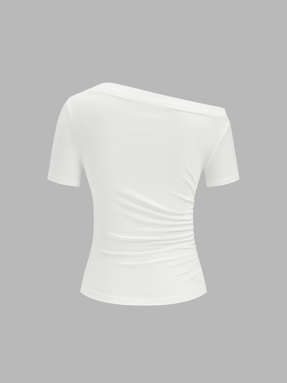 Ruœgy Top Épaules Dénudées Asymétrique Femme