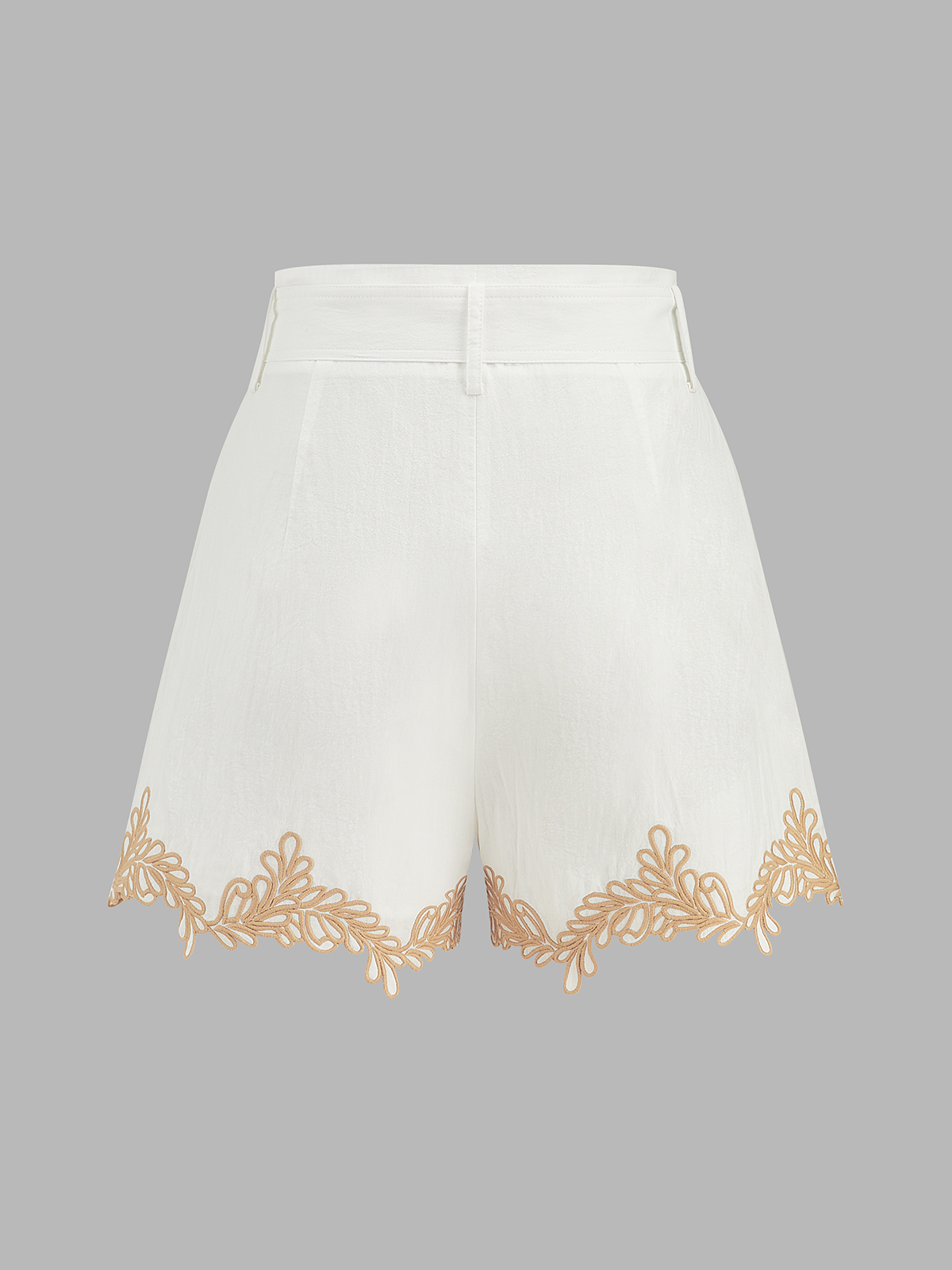 Ruœgy Ensemble Chemise Short Coton Brodé Femme