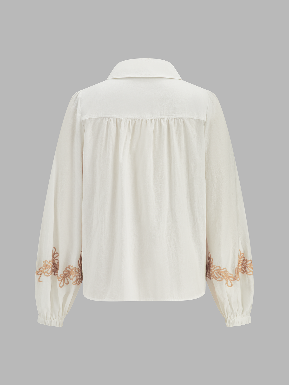 Ruœgy Ensemble Chemise Short Coton Brodé Femme