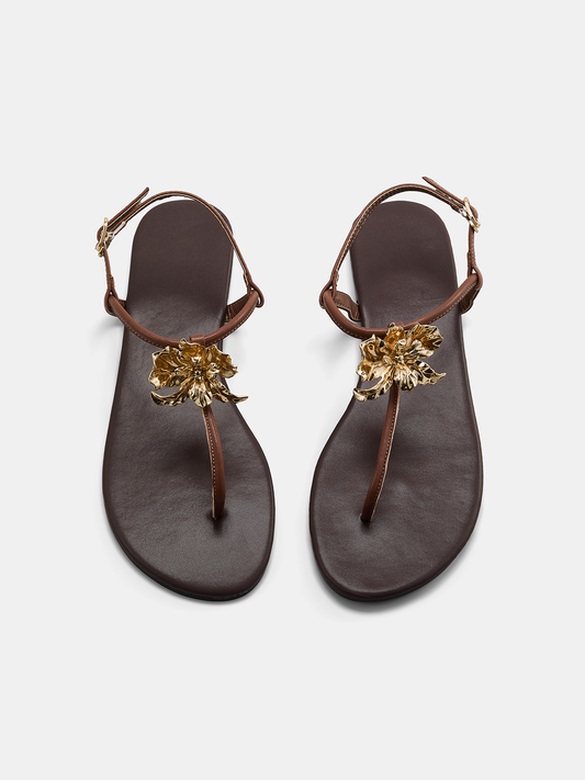 Ruœgy Sandales Entre-Doigt Fleur Femme