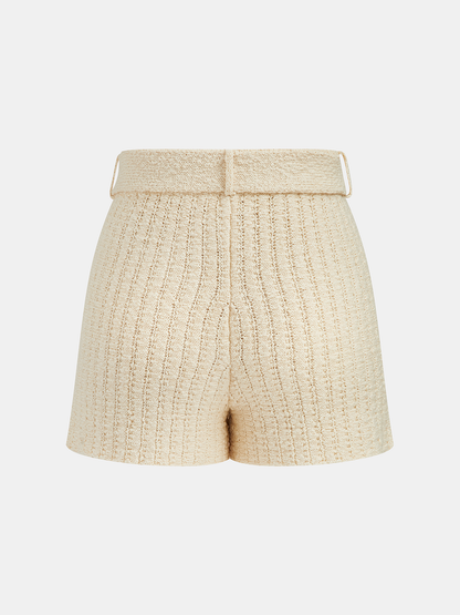 Ruœgy Ensemble Short en Maille Texturée Femme