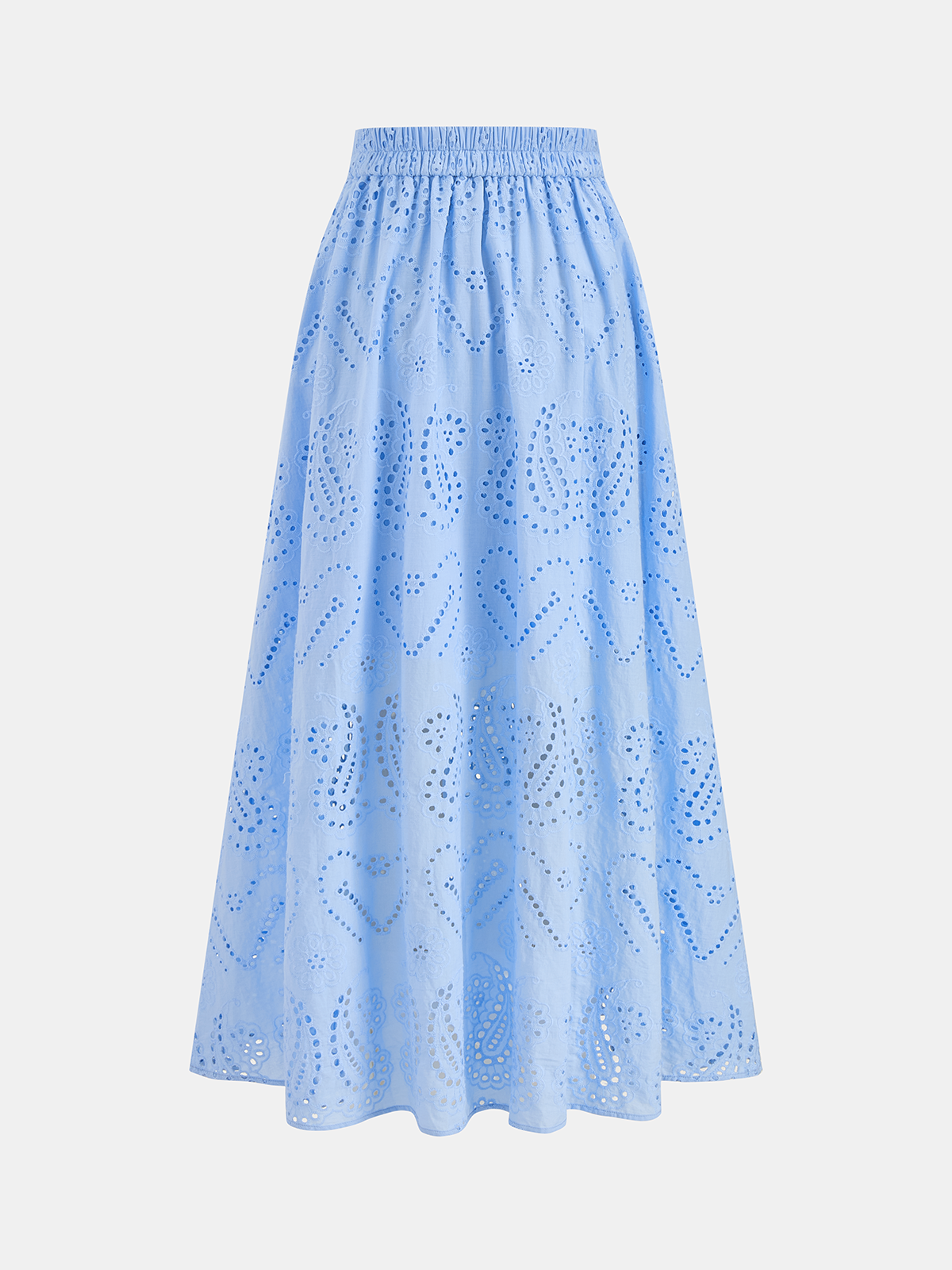 Ruœgy Ensemble Jupe Top Broderie Anglaise Femme