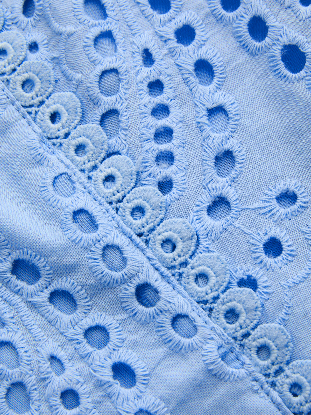 Ruœgy Ensemble Jupe Top Broderie Anglaise Femme