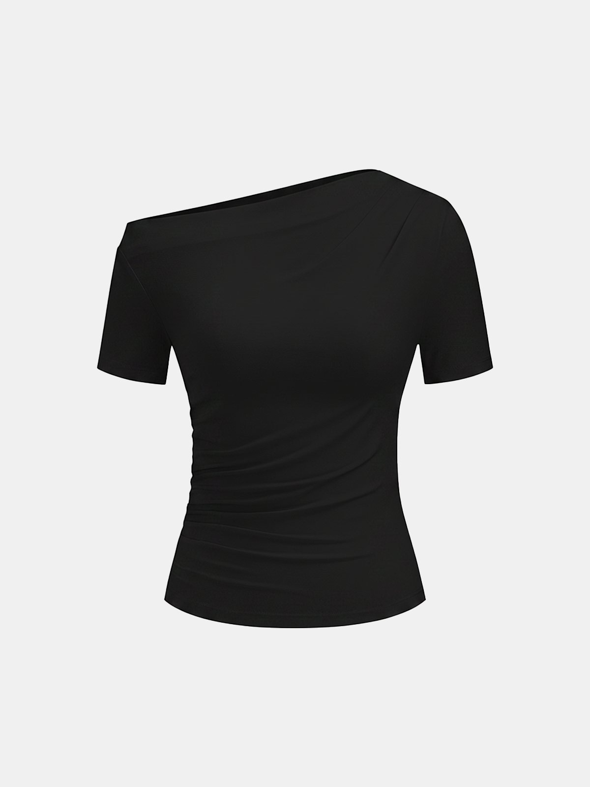 Ruœgy Top Épaules Dénudées Asymétrique Femme
