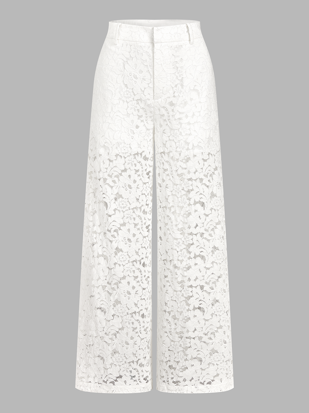 Ruœgy Ensemble Top Pantalon Dentelle Sans Manches Femme