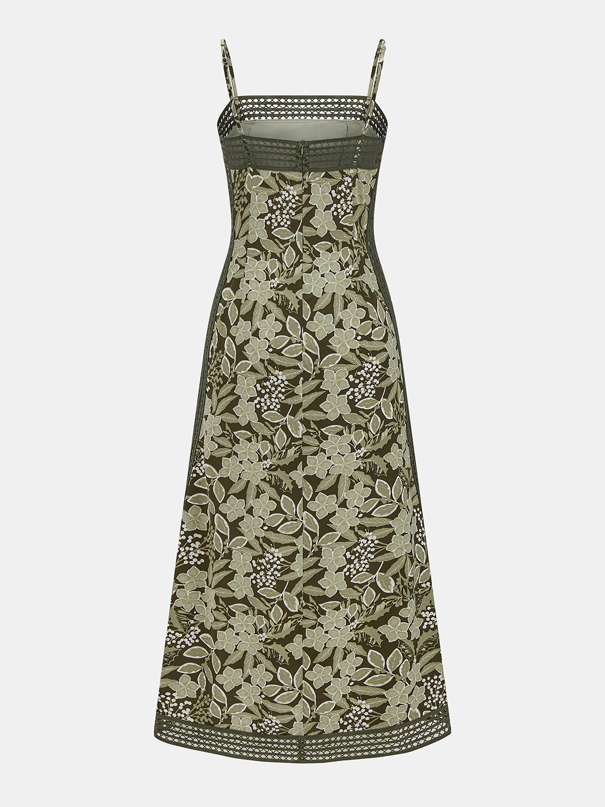 Ruœgy Robe Longue à Fines Bretelles Crochet Femme