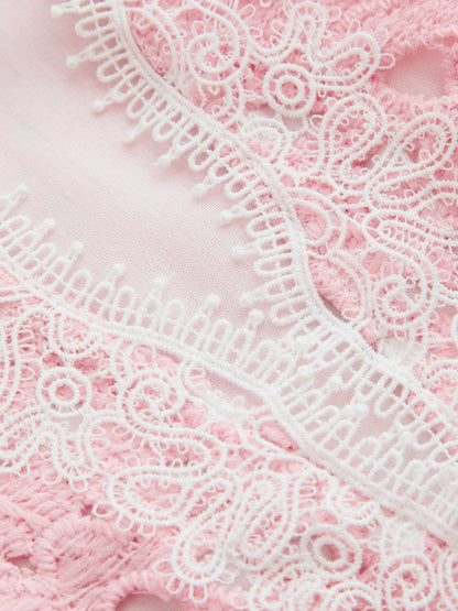 Ruœgy Ensemble Short Dentelle Col V Femme