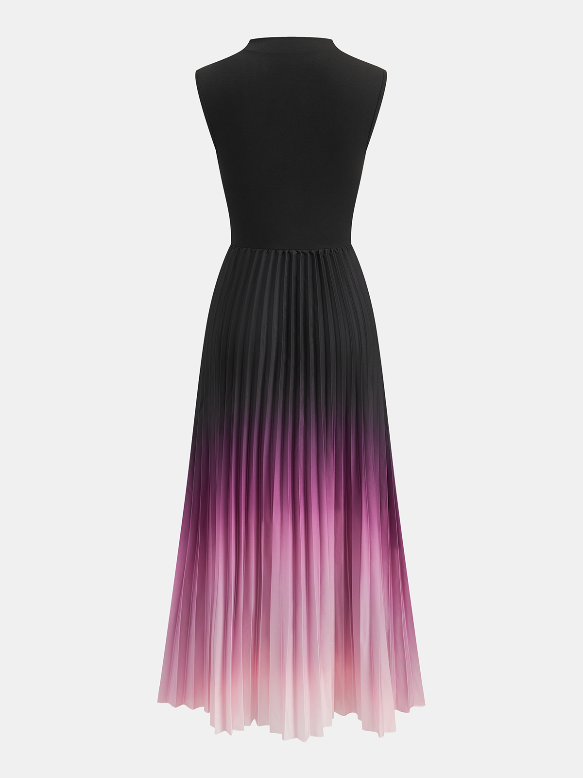 Ruœgy Robe Midi Plissée Sans Manches Femme