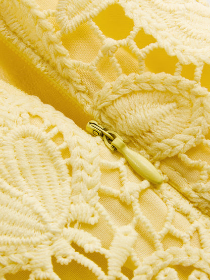 Ruœgy Ensemble Crochet Sans Manches Femme