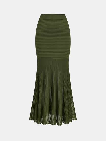 Ruœgy Ensemble Jupe et Top en Maille Femme