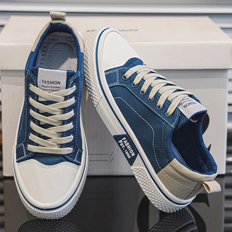 Baskets Basses en Toile Homme