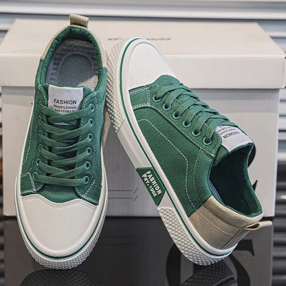 Baskets Basses en Toile Homme