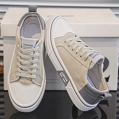 Baskets Basses en Toile Homme