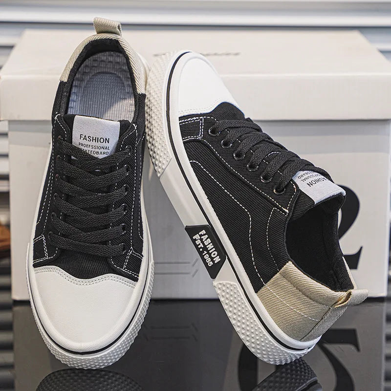 Baskets Basses en Toile Homme