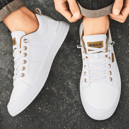 Baskets Minimalistes à Lacets Homme