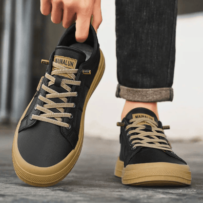 Baskets Minimalistes à Lacets Homme