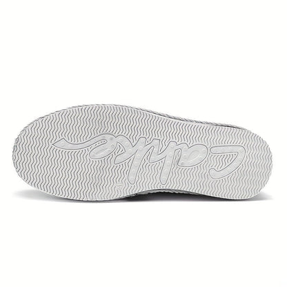 Baskets en Toile à Motifs Homme