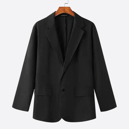 Blazer Décontracté à Col Revers Homme