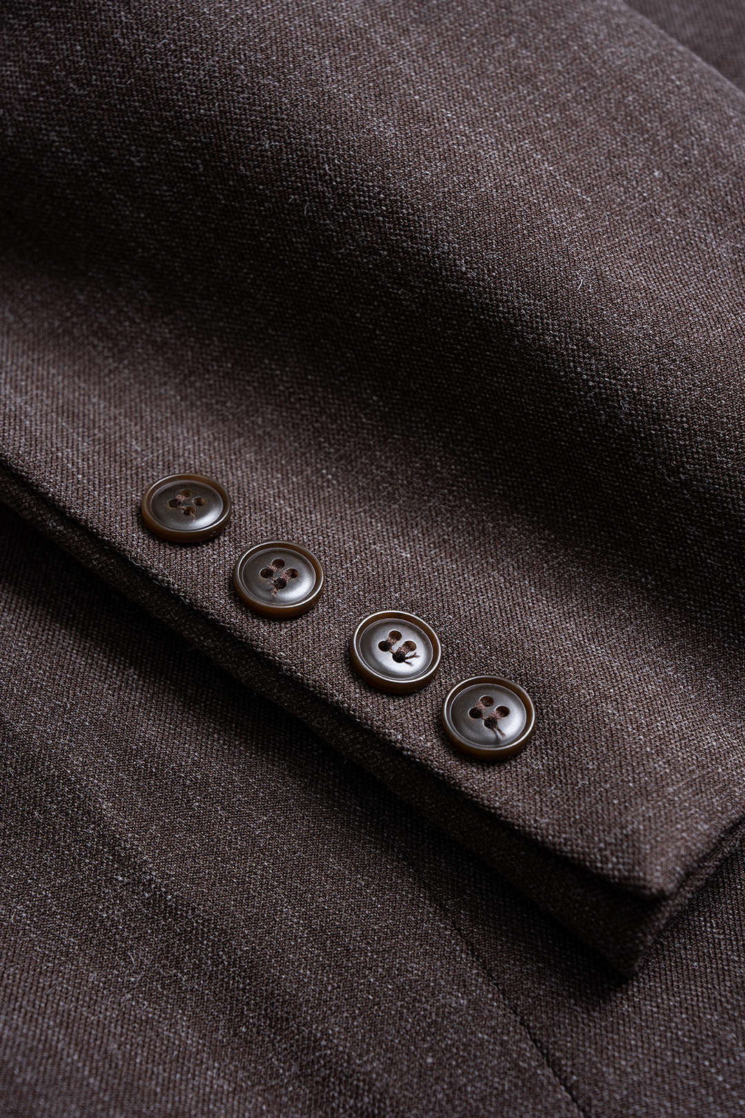 Blazer Femme Oversize en Sergé à Revers Crantés et Fermeture Boutonnée