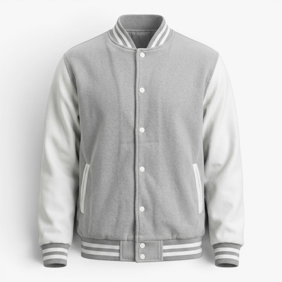 Blouson Universitaire à Manches Contrastées Homme