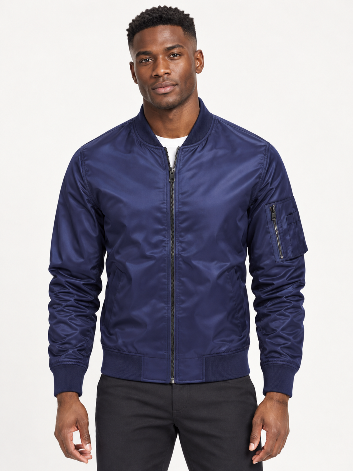 Bomber à Doublure Matelassée Homme