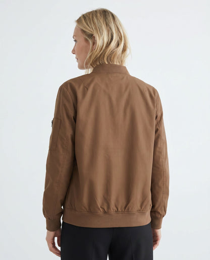 Bomber Léger Zippé Femme