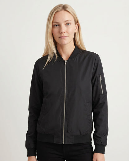 Bomber Léger Zippé Femme