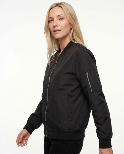 Bomber Léger Zippé Femme