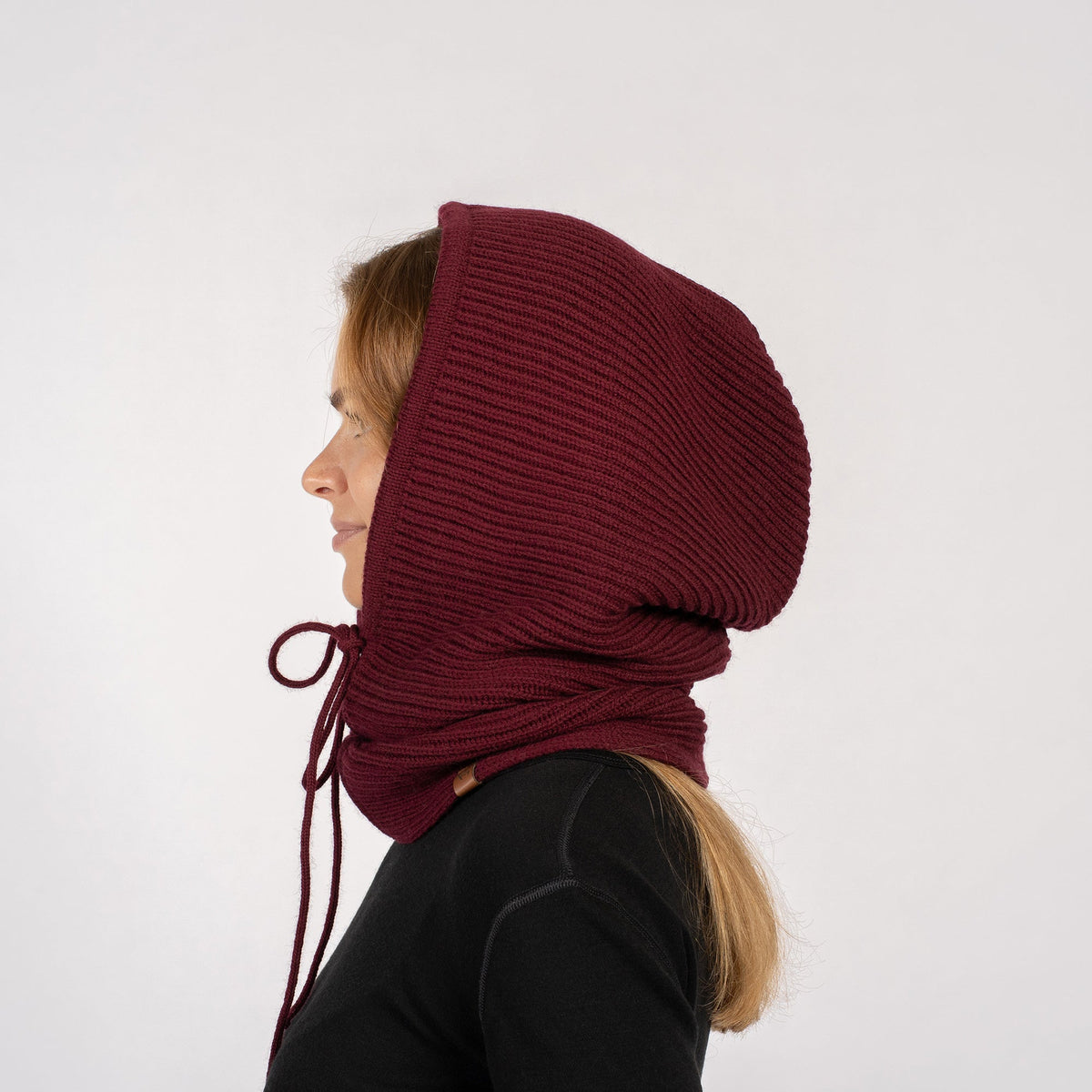Cagoule en Laine Mérinos Femme