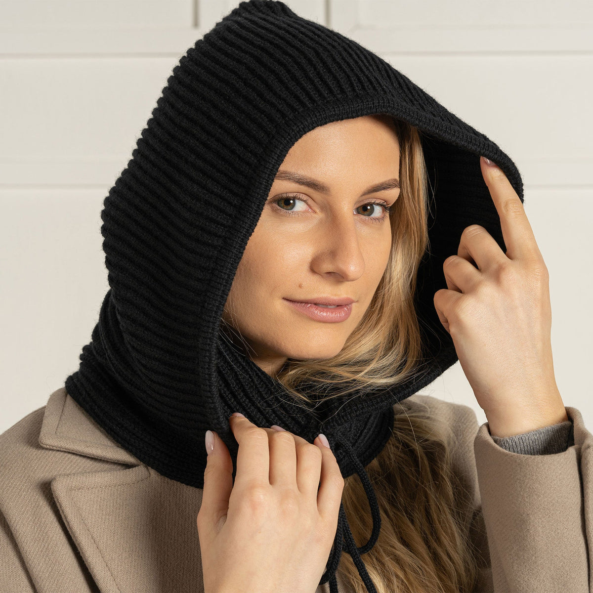 Cagoule en Laine Mérinos Femme