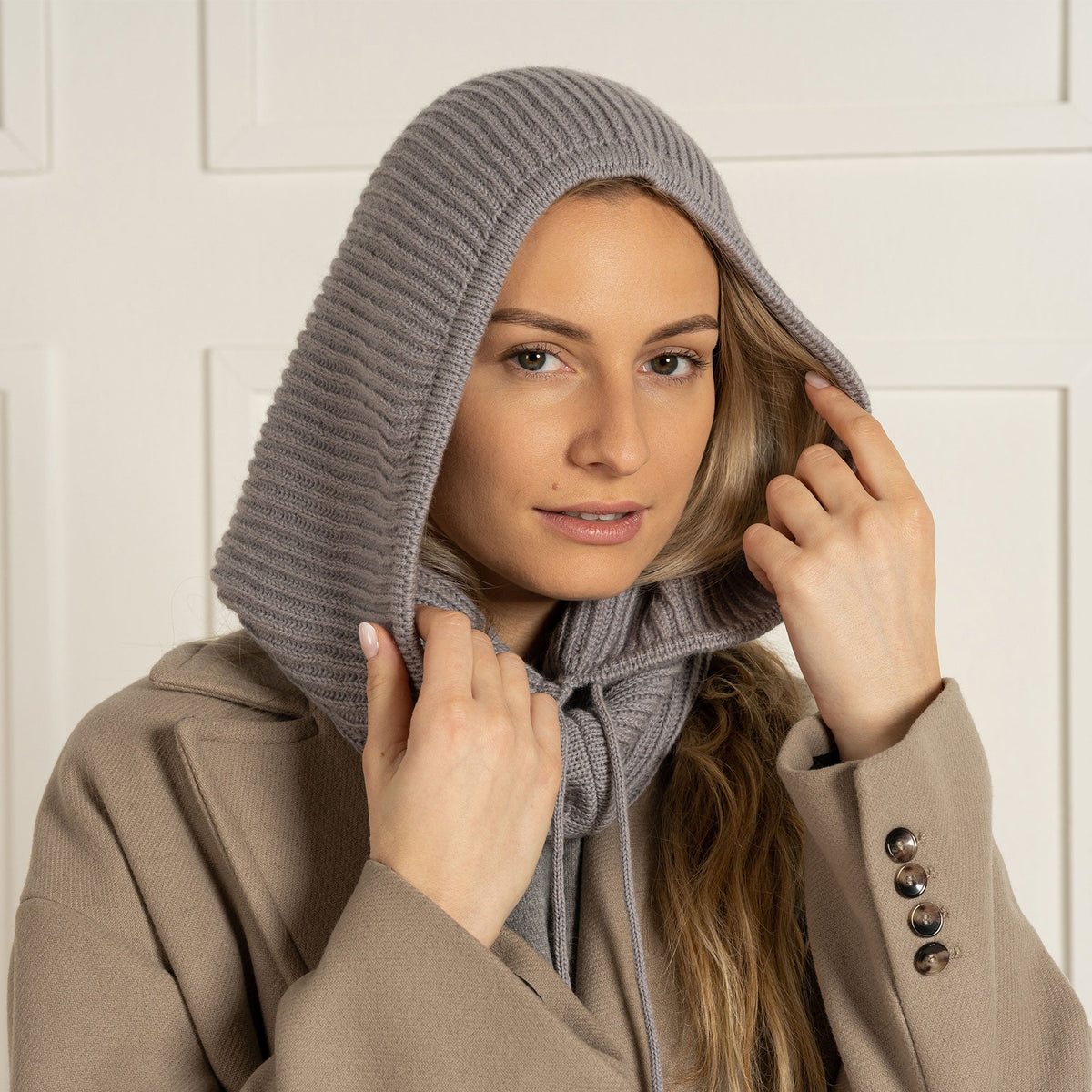 Cagoule en Laine Mérinos Femme