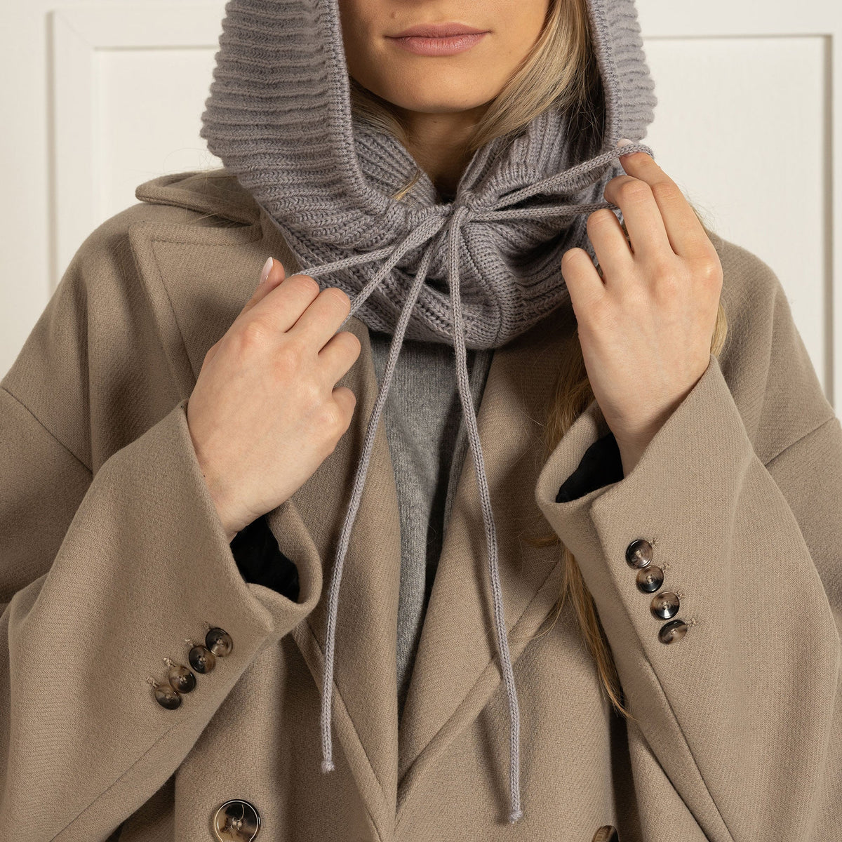Cagoule en Laine Mérinos Femme