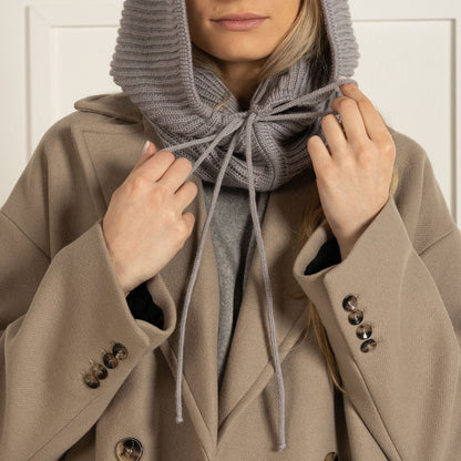 Cagoule en Laine Mérinos Femme