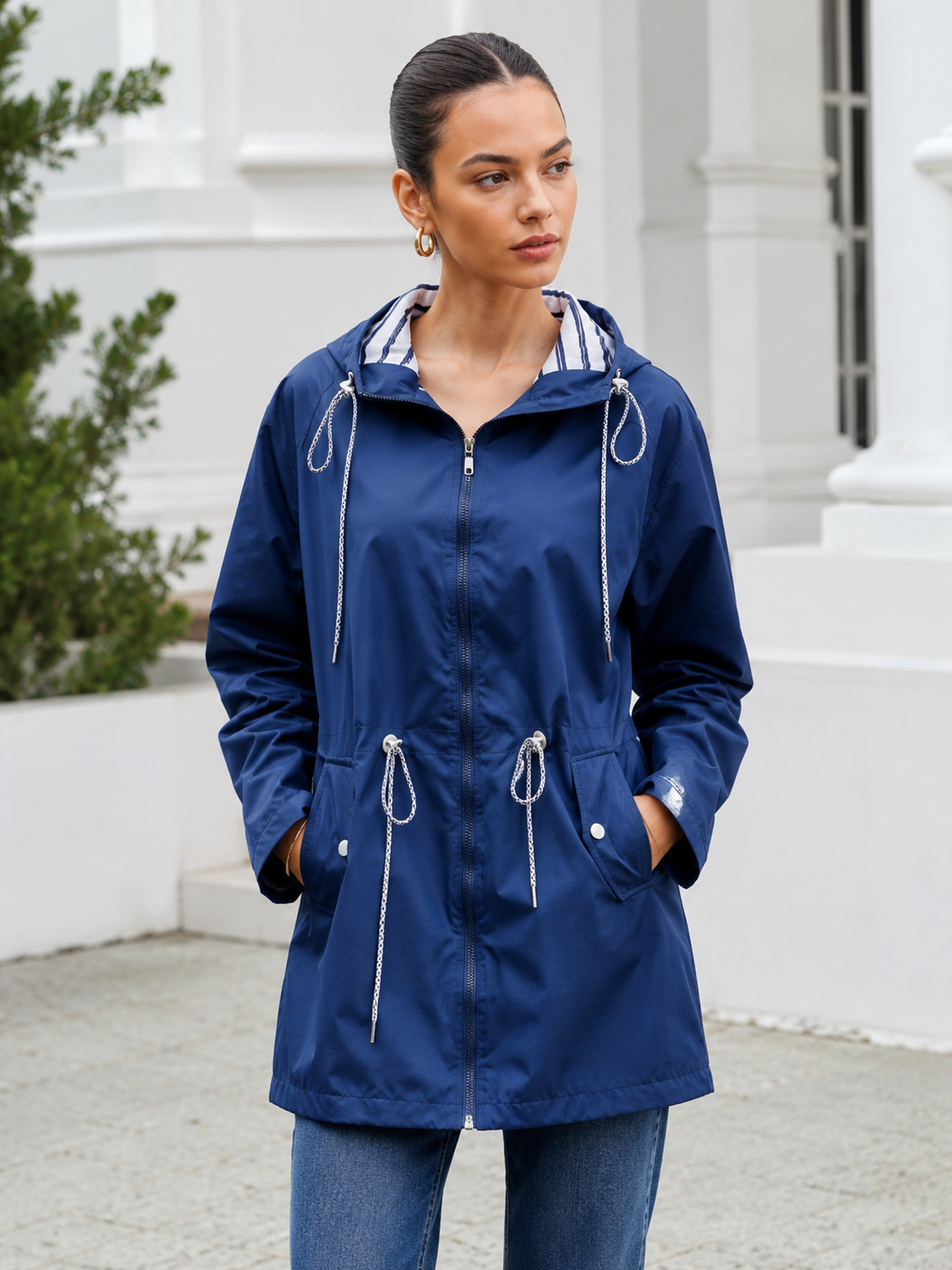 Ruœgy Parka À Capuche Zippée Femme