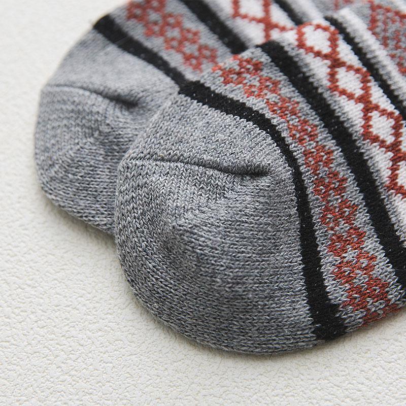 Chaussettes en Laine à Motifs Scandinaves