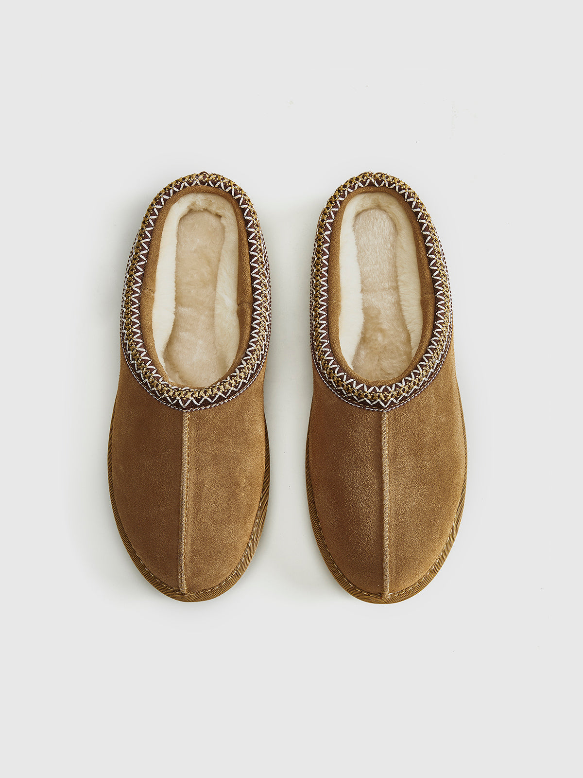 Chaussons Femme Doublés à Bout Rond et Talon Bas