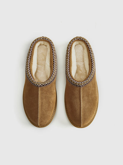 Chaussons Femme Doublés à Bout Rond et Talon Bas
