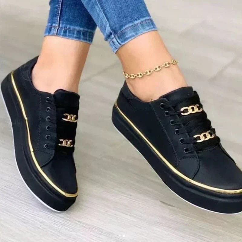 Chaussures Confort à Lacets Femme