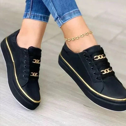 Chaussures Confort à Lacets Femme