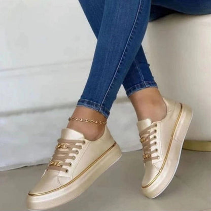 Chaussures Confort à Lacets Femme