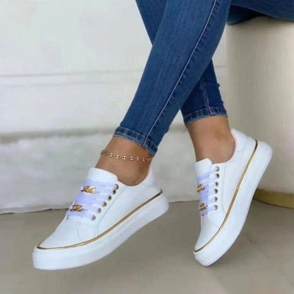 Chaussures Confort à Lacets Femme