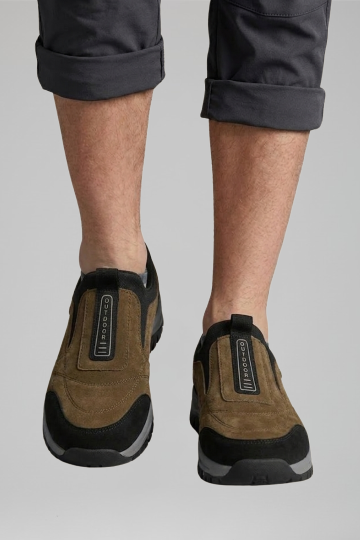 Chaussures de Marche Sans Lacets Homme