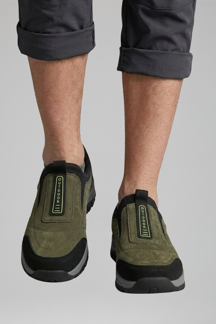 Chaussures de Marche Sans Lacets Homme